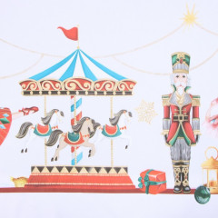 Комплект штор для кухни с подхватами «Щелкунчик» - Фото 1