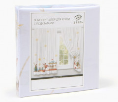 Комплект штор для кухни с подхватами «Щелкунчик» - Фото 5