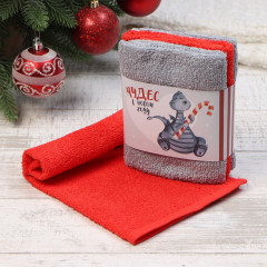 Набор махровых полотенец «Чудес в Новом году» - Фото 1