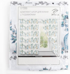 Комплект штор для кухни с подхватами «Flower mood» - Фото 6