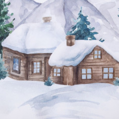 Комплект штор для кухни с подхватами «Forest animals» - Фото 3