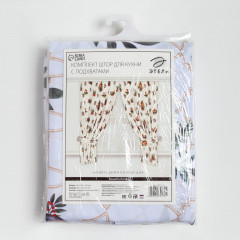 Комплект штор для кухни с подхватами «Beautiful birds» - Фото 6