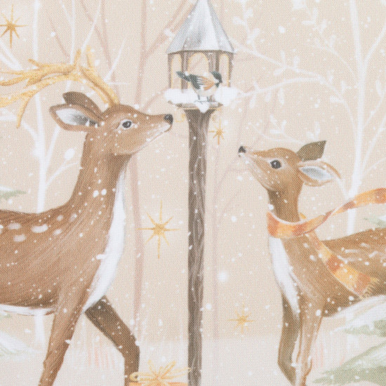 Комплект штор для кухни с подхватами «Christmas forest»
