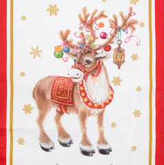 Полотенце «Новогодний олень» - Фото 2