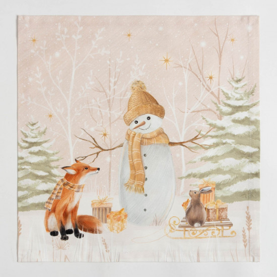 Набор салфеток «Christmas snowman»