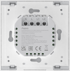 Выключатель двухклавишный Aqara Wall Switch H1 - Фото 2