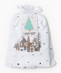 Полотенце махровое «Город в снегу» - Фото 4