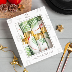 Набор салфеток с декоративными кольцами «С новым годом» - Фото 1