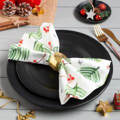 Набор салфеток с декоративными кольцами «С новым годом» - Фото 2