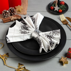 Набор салфеток с декоративными кольцами «Christmas» - Фото 1