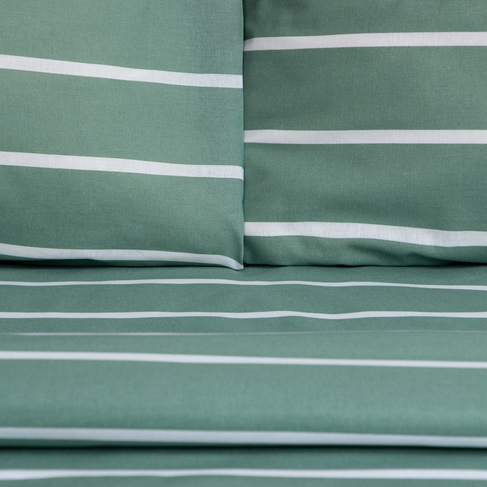 Комплект постельного белья «Mint stripes» | Stripes | Этель | Фото 1