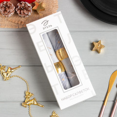 Набор салфеток с декоративными кольцами «Let it snow» - Фото 2