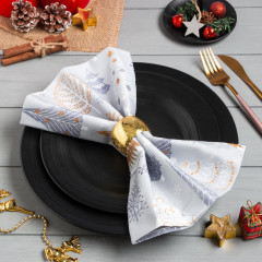 Набор салфеток с декоративными кольцами «Let it snow» - Фото 2