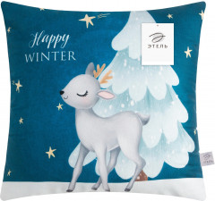 Подушка декоративная «Happy winter» - Фото 4