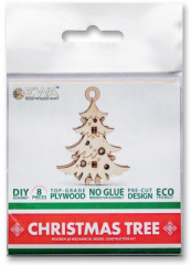 Деревянный конструктор-брелок «Эвик: новогодняя елка» - Фото 2