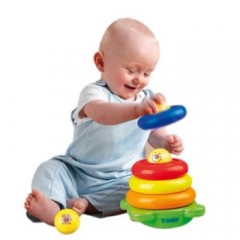 Развивающая игрушка для малышей "Пирамидка" - Фото 2