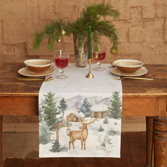 Дорожка на стол «Forest animals»