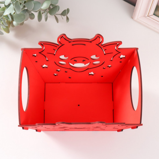 Корзинка-шкатулка «Мордочка дракона»