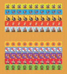 Календарь настенный с наклейками на 2024 год «Богатыри» - Фото 2