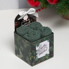 Набор махровых полотенец «Счастья и здоровья» - Фото 1