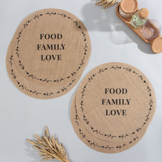 Набор салфеток «Food.Family.Love»