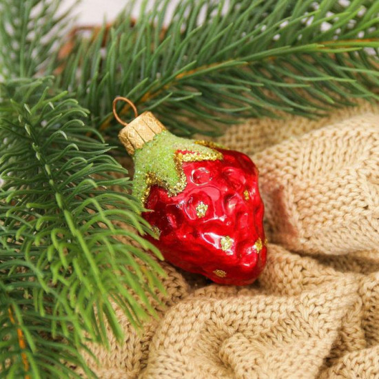 Украшение ёлочное «Клубничка»