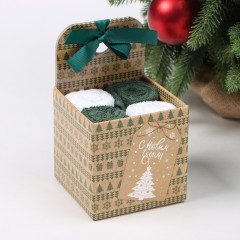 Набор махровых полотенец «Праздничный узор» - Фото 1