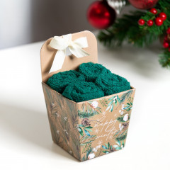 Набор махровых полотенец «Happy winter» - Фото 1