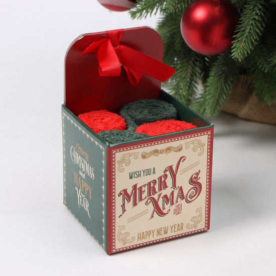 Набор махровых полотенец «Merry Xmas»