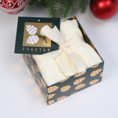 Набор махровых полотенец «Счастья» - Фото 5