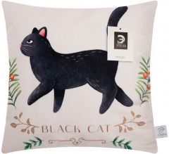 Наволочка декоративная «Black cat» - Фото 4