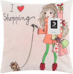Наволочка декоративная «Shopping» - Фото 4