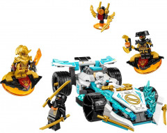 Конструктор Ninjago 71791 Кружитцу гоночная машина Сила Дракона Зейна. Zane’s Dragon Power Spinjitzu Race Car - Фото 1