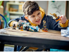 Конструктор Ninjago 71791 Кружитцу гоночная машина Сила Дракона Зейна. Zane’s Dragon Power Spinjitzu Race Car - Фото 4