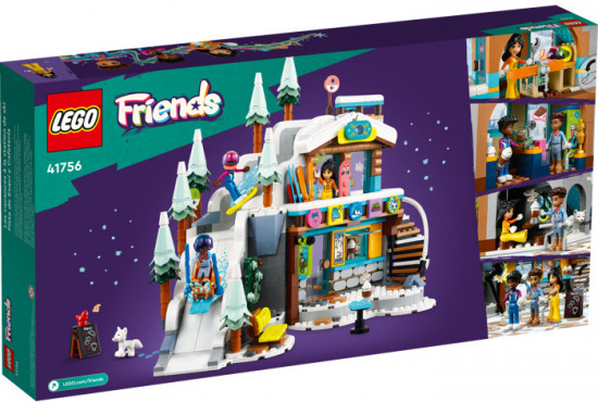 Конструктор LEGO® 41756 Каникулы: Лыжная трасса и кафе
