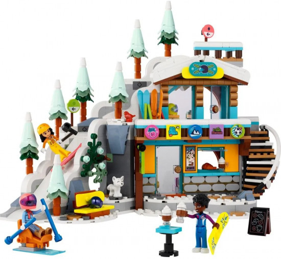 Конструктор LEGO® 41756 Каникулы: Лыжная трасса и кафе