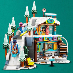Конструктор Friends 41756 Каникулы: Лыжная трасса и кафе. Holiday Ski Slope and Café - Фото 8