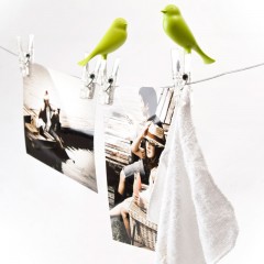 Прищепки (4 штуки, зеленые) - Фото 2