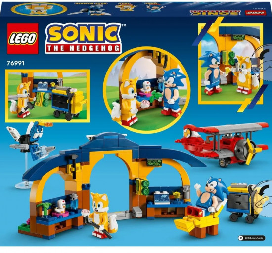 Конструктор LEGO® 76991 Мастерская Тейлза и cамолёт Торнадо