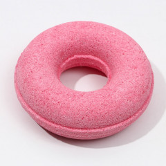 Пончик бурлящий для ванны с ароматом малинового варенья «Счастливой зимы!» - Фото 2