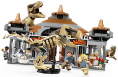 Конструктор Jurassic World 76961 Центр для посетителей: Т-рекс против Раптора. Visitor Center: T. rex & Raptor Attack - Фото 8