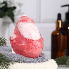 Бомбочка для ванны с ароматом клубники со сливками «Дед Мороз» - Фото 1