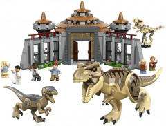 Конструктор Jurassic World 76961 Центр для посетителей: Т-рекс против Раптора. Visitor Center: T. rex & Raptor Attack - Фото 1