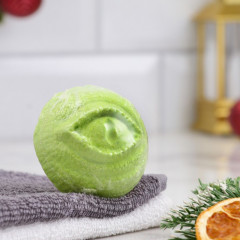 Бомбочка для ванны с ароматом хвои и цитрусов «Символ года 2024. Глаз дракона» - Фото 1