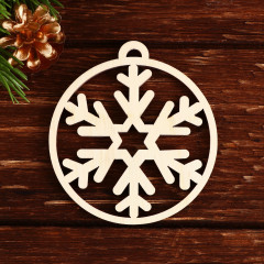 Набор подвесок в деревянной коробке «Круглые» - Фото 2