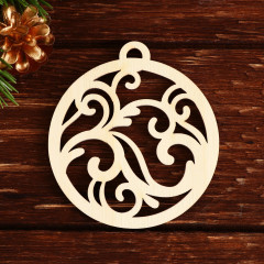 Набор подвесок в деревянной коробке «Круглые» - Фото 3