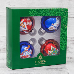 Набор шаров новогодних «Презент» - Фото 1