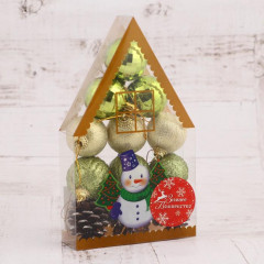 Набор украшений ёлочных «Домик» - Фото 1