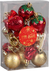 Набор украшений ёлочных «Клубничное настроение» - Фото 1