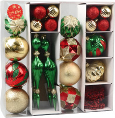 Набор украшений ёлочных «Карнавал ассорти» - Фото 1